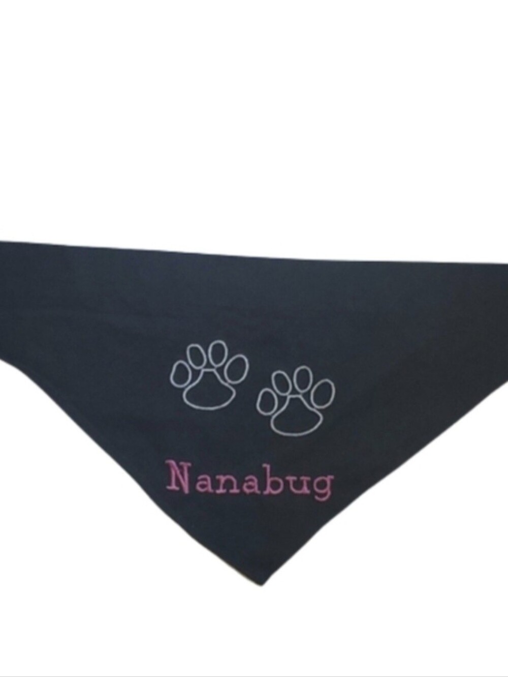 Dog Personalized "Nanabug" Collar Bandana-M/L
